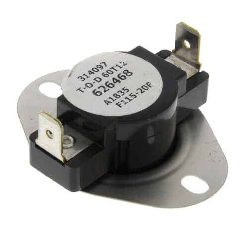 Nordyne 626468R limit switch - front view (Product Type: Limit Switch)
