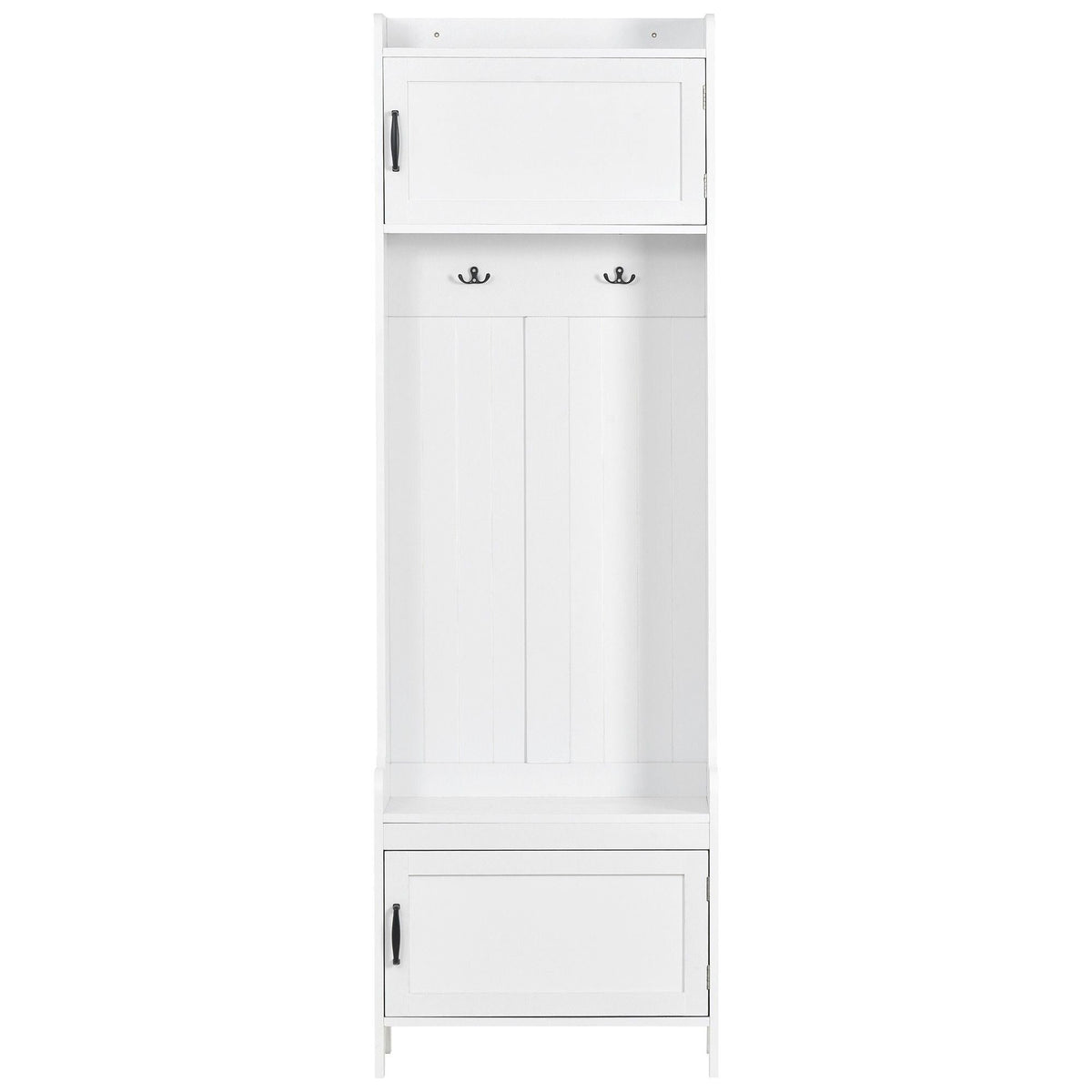Yiekholo Modern 78.7-in White Composite Hall Tree