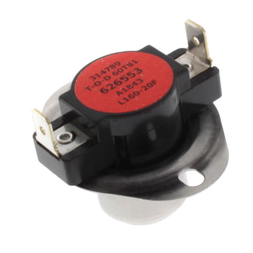 Nordyne 626553R limit switch - front view (Product Type: Limit Switch)