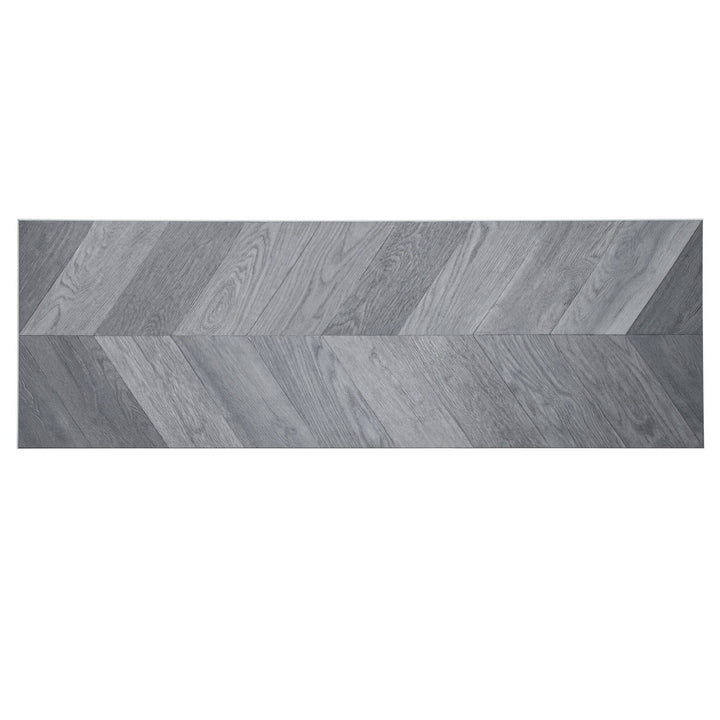 Lucida USA (Sample) DecoCore Charcoal Gray Wood Look 22-mil Waterproof Interlocking Luxury Vinyl Plank