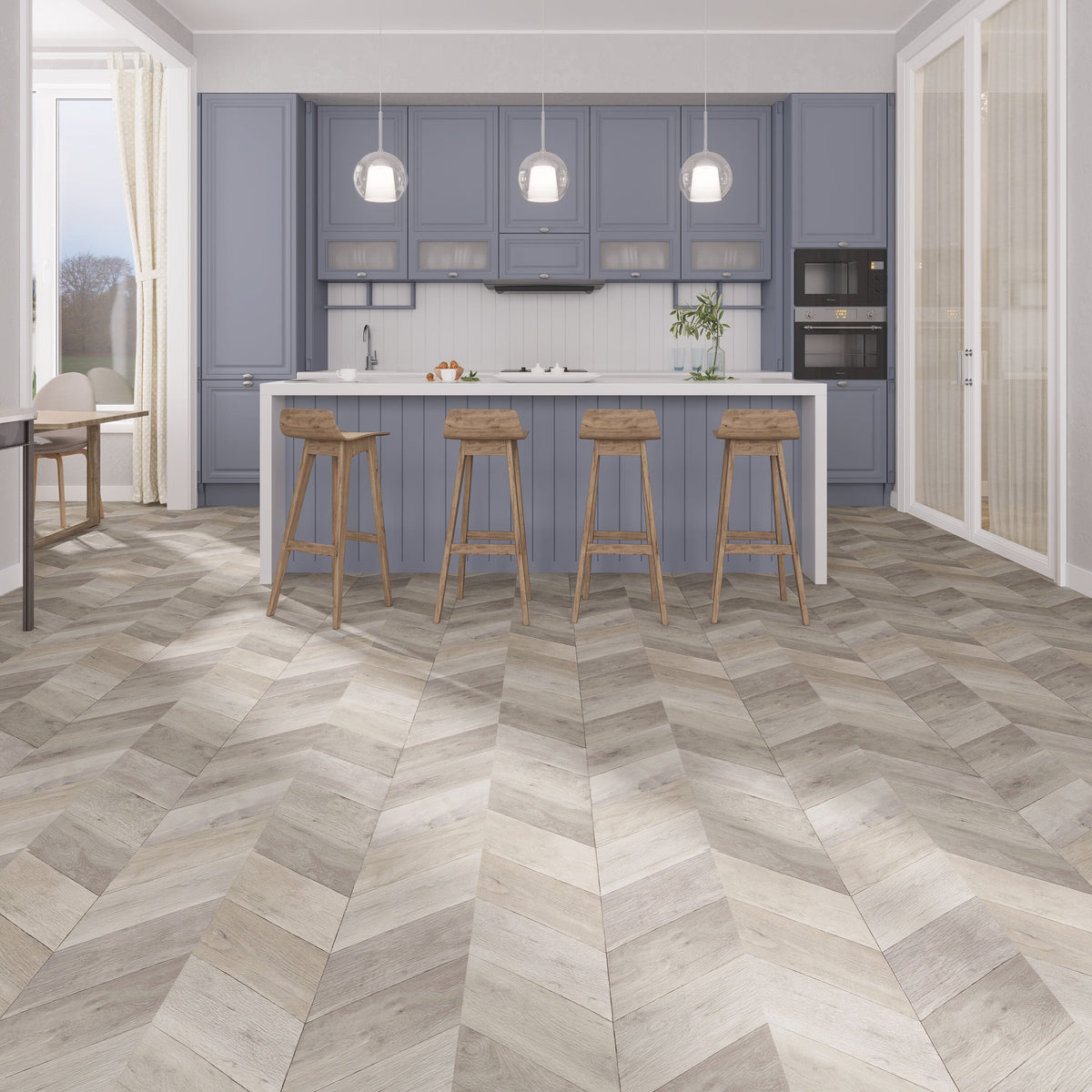 Lucida USA (Sample) DecoCore Beach Brown Wood Look 22-mil Waterproof Interlocking Luxury Vinyl Plank