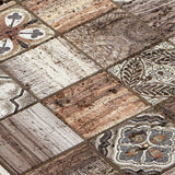 American Olean Genuine Stone Moroccan Natural Travertine Mosaic Wall Tile, 11 in x 11 in