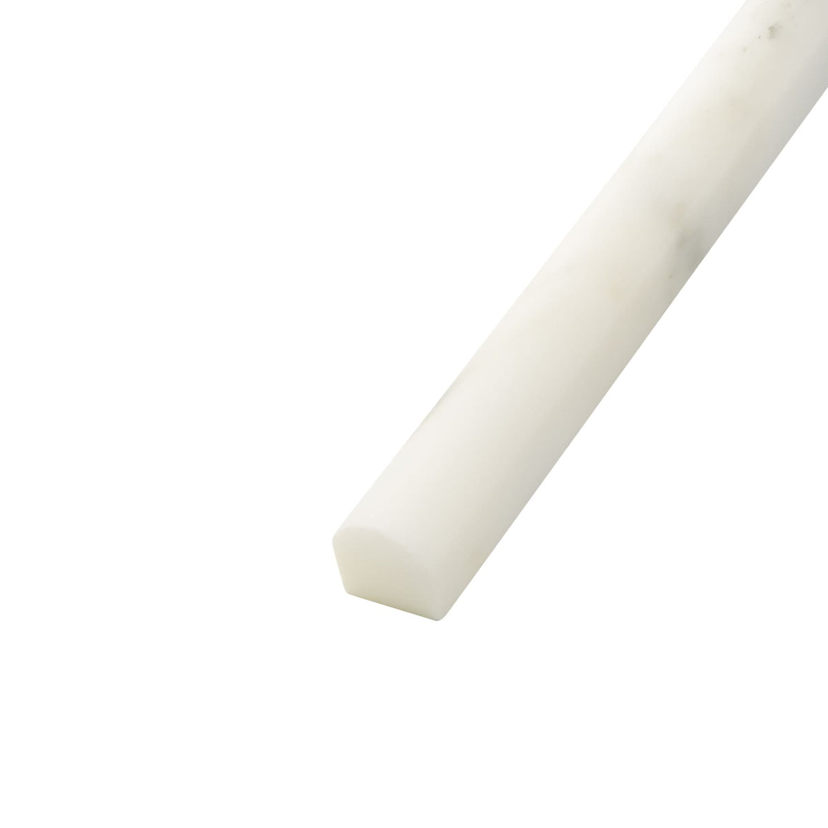 American Olean Genuine Stone Calacatta Gold Honed Marble Pencil Liner Tile, 1/2-in x 12-in