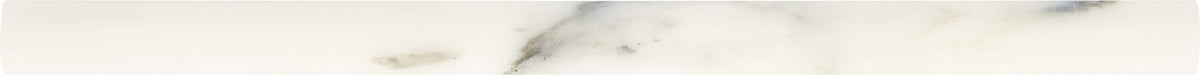 American Olean Genuine Stone Calacatta Gold Honed Marble Pencil Liner Tile, 1/2-in x 12-in