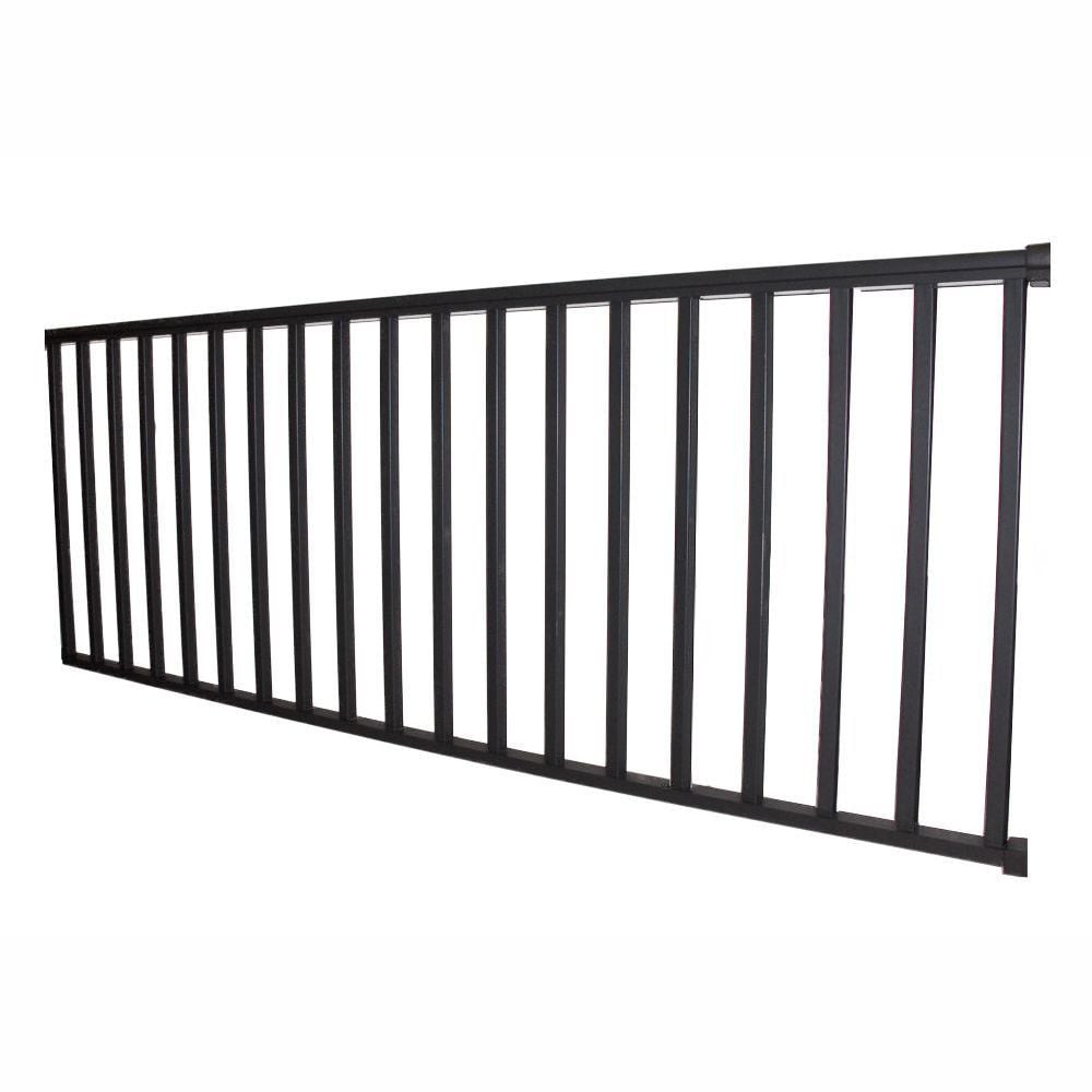 Wolf Handrail 6-ft x 36-in Deep Bronze Aluminum Deck Rail Kit