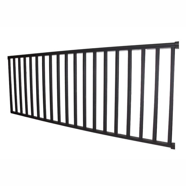 Wolf Handrail 6-ft x 36-in Deep Bronze Aluminum Deck Rail Kit