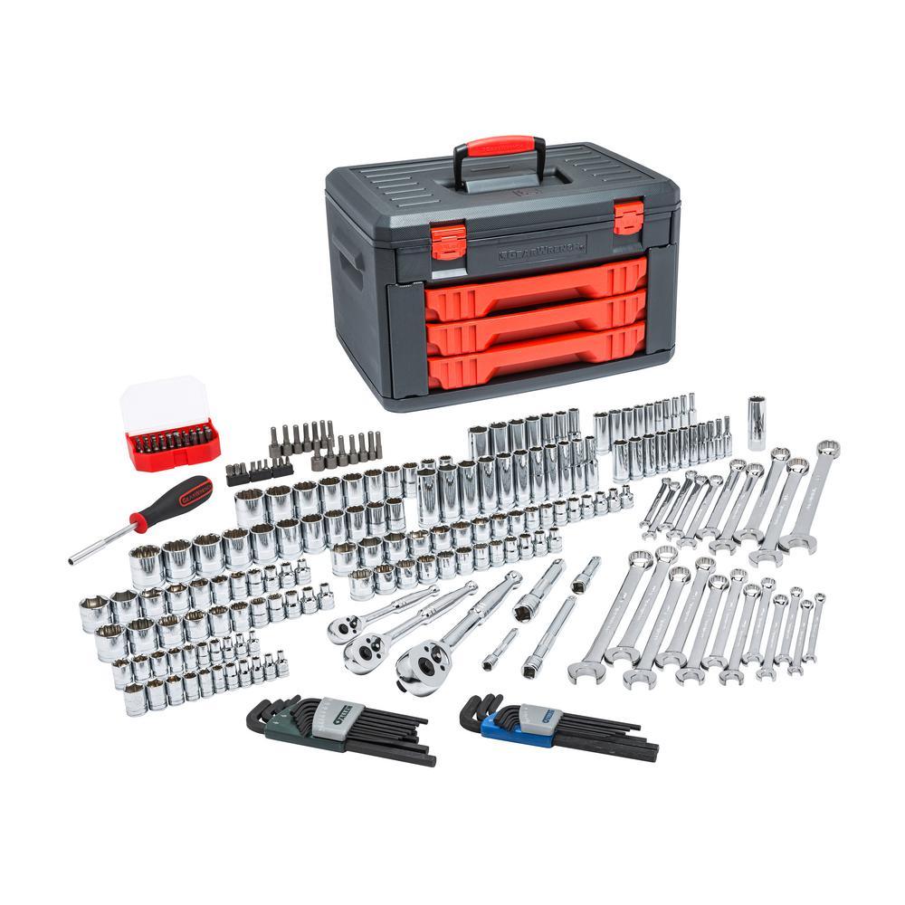 Mechanics Tool Set in 3-Drawer Storage Box (239-Piece) - Super Arbor