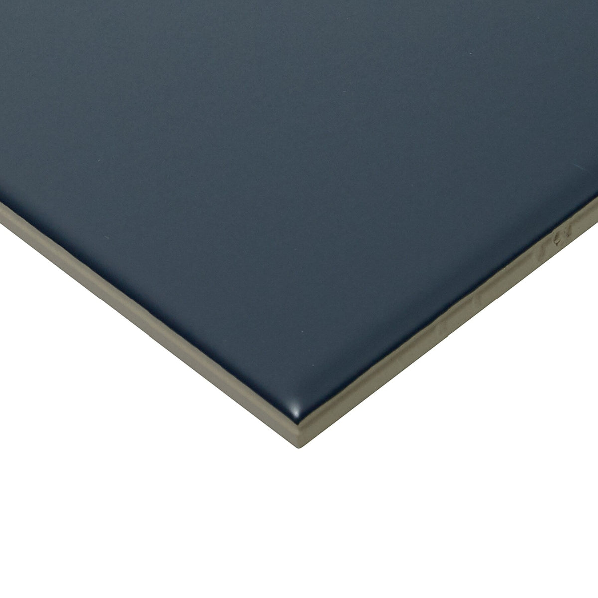 VitaScape Midnight Satin 4-in x 12-in Satin Ceramic Subway Wall Tile (0.38-sq. ft per Piece) by American Olean