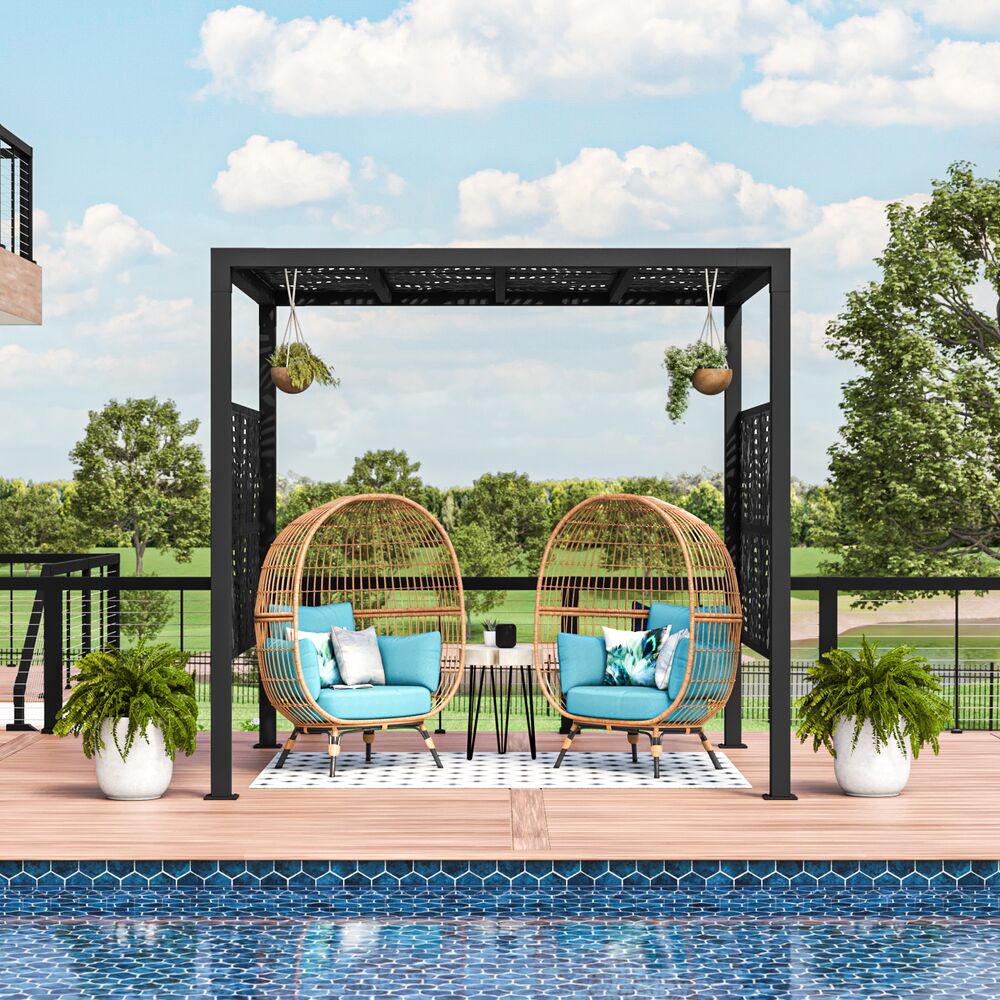 Barrette Outdoor Living Elevation 6-ft x 36-in Matte Black Aluminum Deck Cable Rail Kit