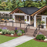 Barrette Outdoor Living Elevation 6-ft x 2-in Matte Black Aluminum Deck Cable Rail Kit