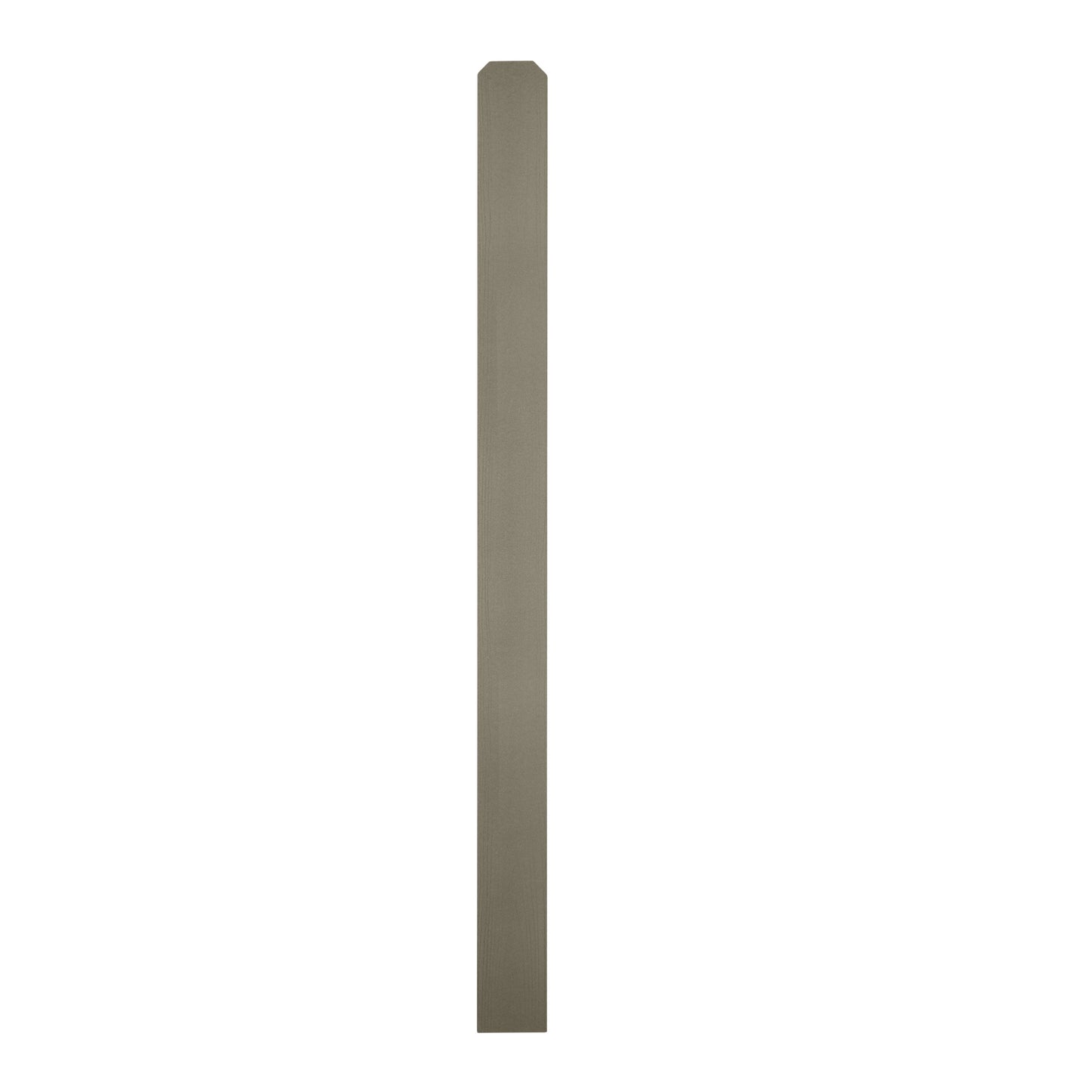 Natures Composites Composite Fence and Gate Picket - Dog Ear - Slate Grey - 3/8in. x 5in. x 5 3/4ft. (7-Pack)