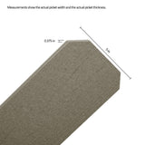 Natures Composites Composite Fence and Gate Picket - Dog Ear - Slate Grey - 3/8in. x 5in. x 5 3/4ft. (7-Pack)