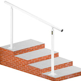 VEVOR 5FT White Stair Handrail 5-ft x 35.8-in Aluminum Pressure Treated Aluminum Deck Handrail Kit