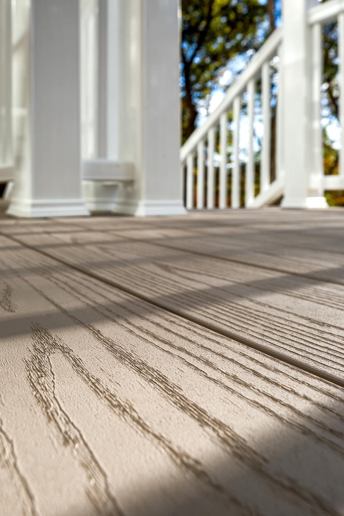 TimberTech Advanced Harvest 2-in x 6-in Slate Gray Square PVC Deck Board