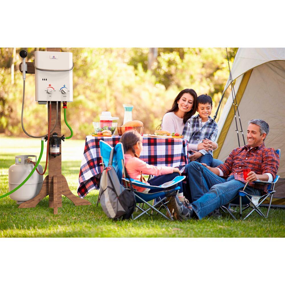 Eccotemp L5 1.5 GPM Portable 37,500 BTU Liquid Propane Outdoor Tankless Water Heater - Super Arbor