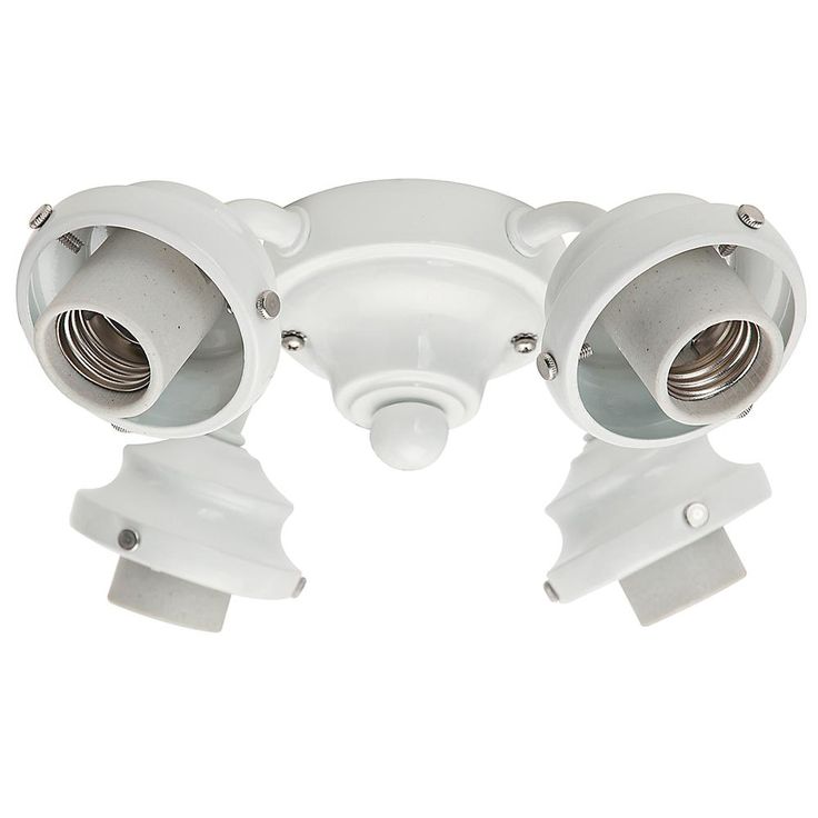 4-Light New Bronze 2.25 in. Ceiling Fan Fitter