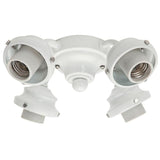 4-Light New Bronze 2.25 in. Ceiling Fan Fitter
