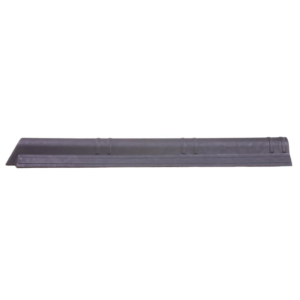 3.5 ft. x 7 in. Ebony Black Closure Cap Asphalt Roof Panel - Super Arbor