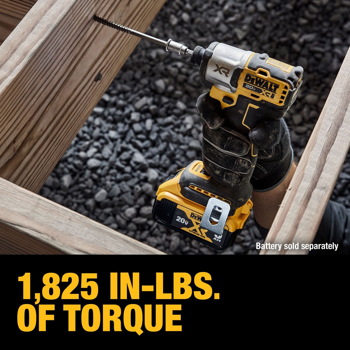DEWALT 20-Volt MAX XR Brushless Variable Speed Cordless Impact Driver, 1/4-in, Tool-Only