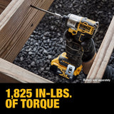 DEWALT 20-Volt MAX XR Brushless Variable Speed Cordless Impact Driver, 1/4-in, Tool-Only