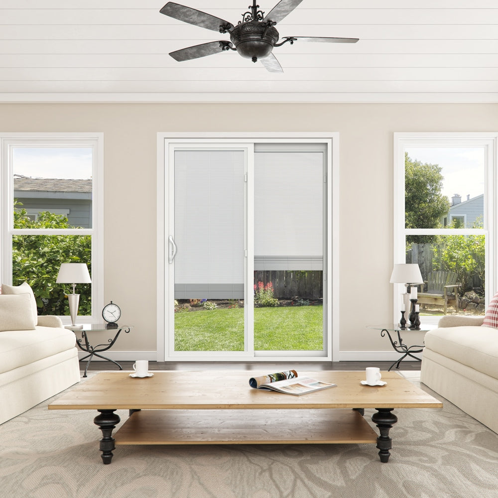 JELD-WEN 72-in x 80-in Vinyl Sliding, Right-hand sliding – additional view 8