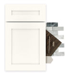 Diamond Express Jamestown 30-in W x 34.5-in H x 24-in D White 1-Drawer Base Fully Assembled Plywood Cabinet (Recessed Panel Shaker Style)