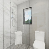 Giorbello Classic Premium Light Gray 6-in x 12-in Glossy Glass Subway Wall Tile (5-sq. ft/ Carton)