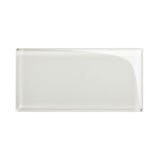 Giorbello (Sample) 6x12 glass subway tiles Light Gray 6-in x 12-in Glossy Glass Brick Subway Wall Tile