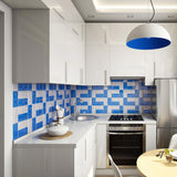 Giorbello Classic Premium Cobalt Blue 6-in x 12-in Glossy Glass Subway Wall Tile (5-sq. ft/ Carton)