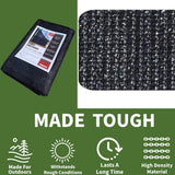 NCSNA 6-ft H x 12-ft W Black Hdpe Chain Link Fence Screen