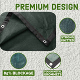 NCSNA 6-ft H x 12-ft W Dark Green Hdpe Chain Link Fence Screen