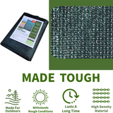 NCSNA 6-ft H x 12-ft W Dark Green Hdpe Chain Link Fence Screen