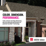 Owens Corning TruDefinition Duration Architectural Roof Shingles, Midnight Plum, Algae Resistant, 32.8-sq ft per Bundle