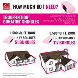Owens Corning TruDefinition Duration COOL Plus Architectural Roof Shingles, Midnight — 32.8-sq ft per Bundle