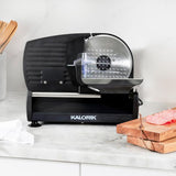 200 W Black Professional Food Slicer