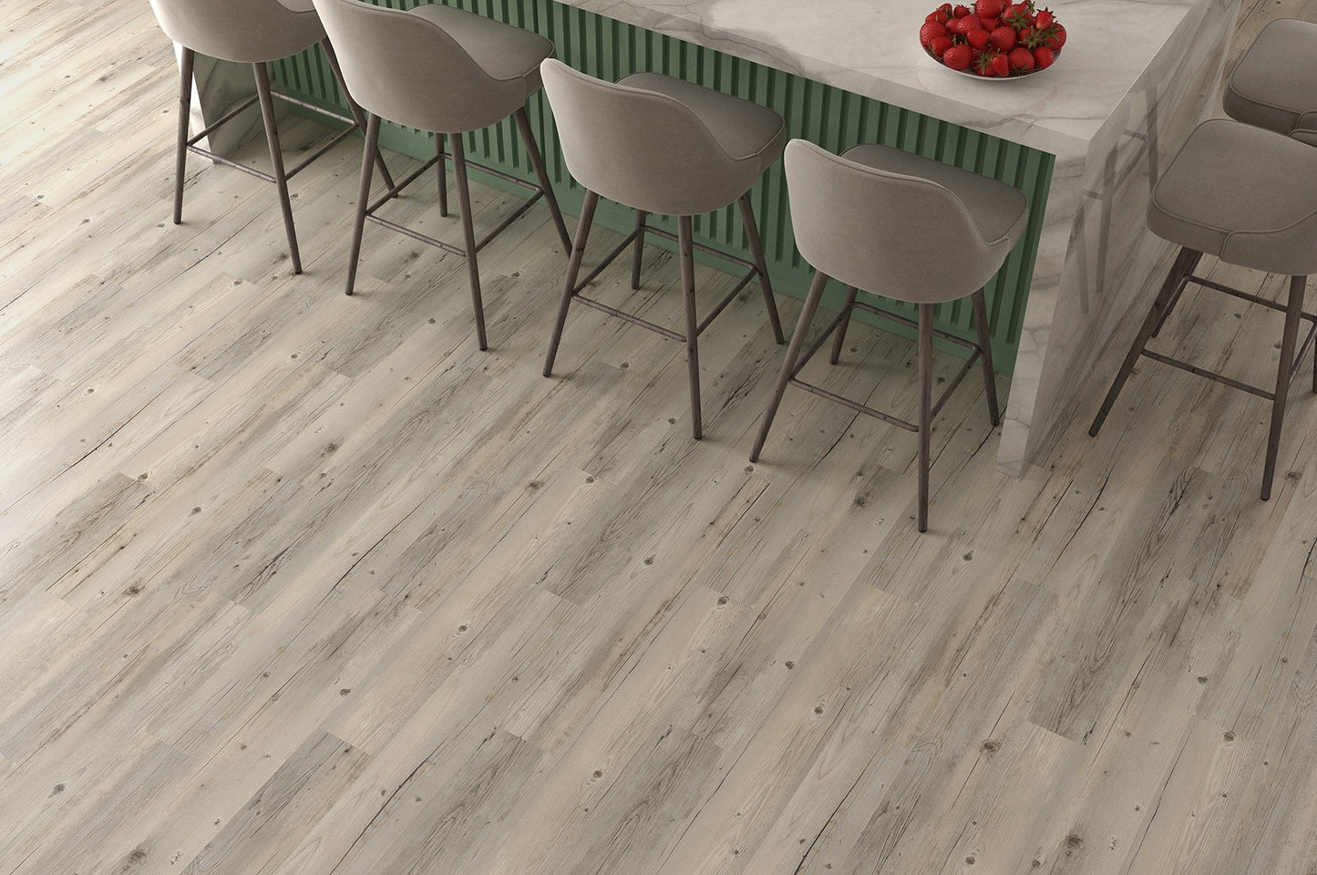 Style Selections Barnwood 6-in Wide x 2-mm Thick Water-Resistant Peel-and-Stick Vinyl Plank Flooring (1.5-sq ft)
