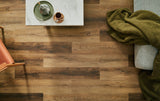 STAINMASTER PetProtect (Sample) Wendover Brown Oak Waterproof Wood Look Interlocking Luxury Vinyl Plank