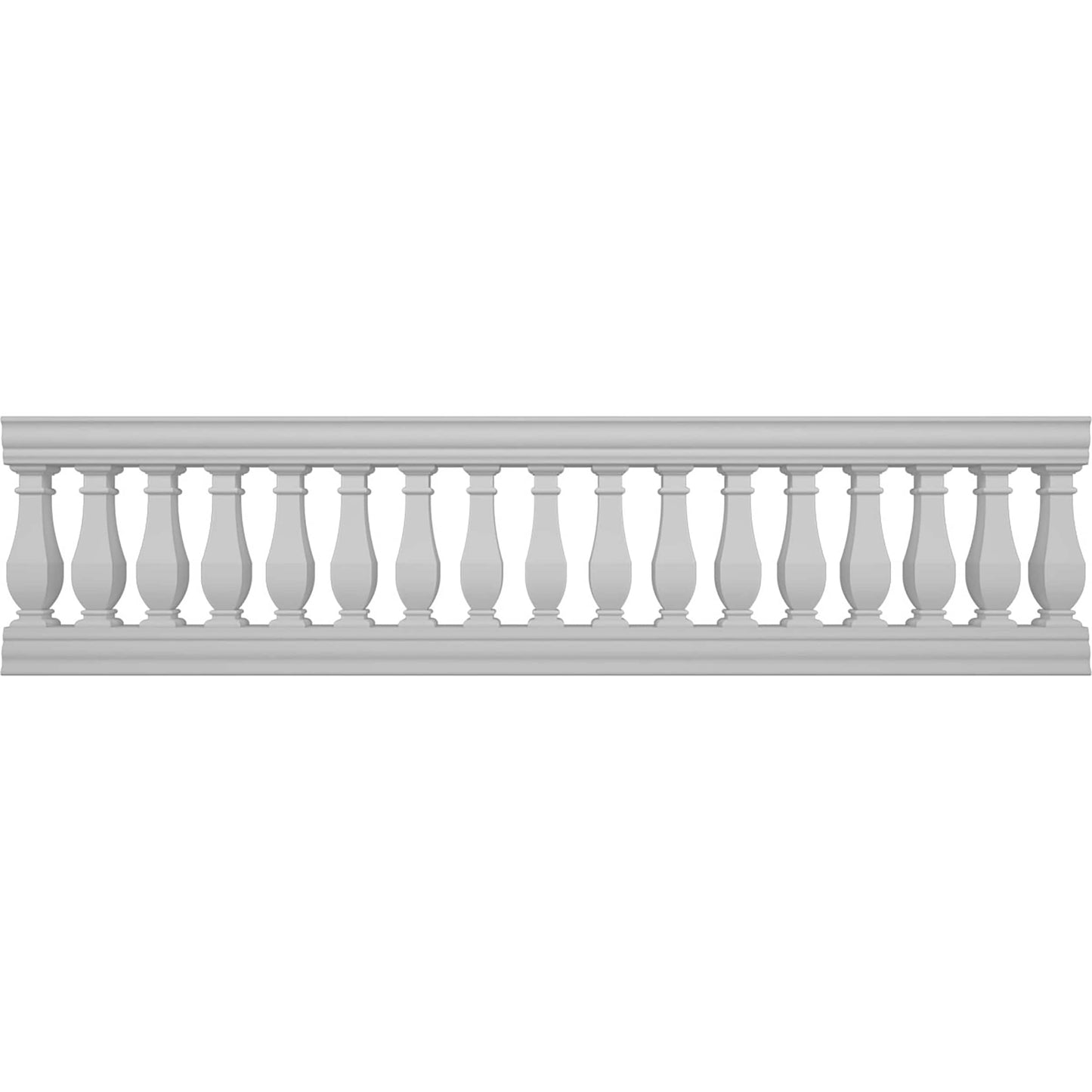 Ekena Millwork FiberThane Arcadian Fiberglass Deck Rail Kit