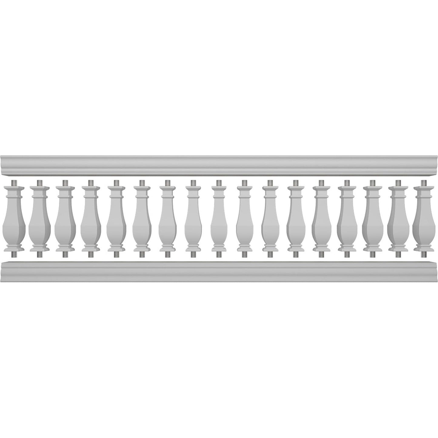 Ekena Millwork FiberThane Arcadian Fiberglass Deck Rail Kit