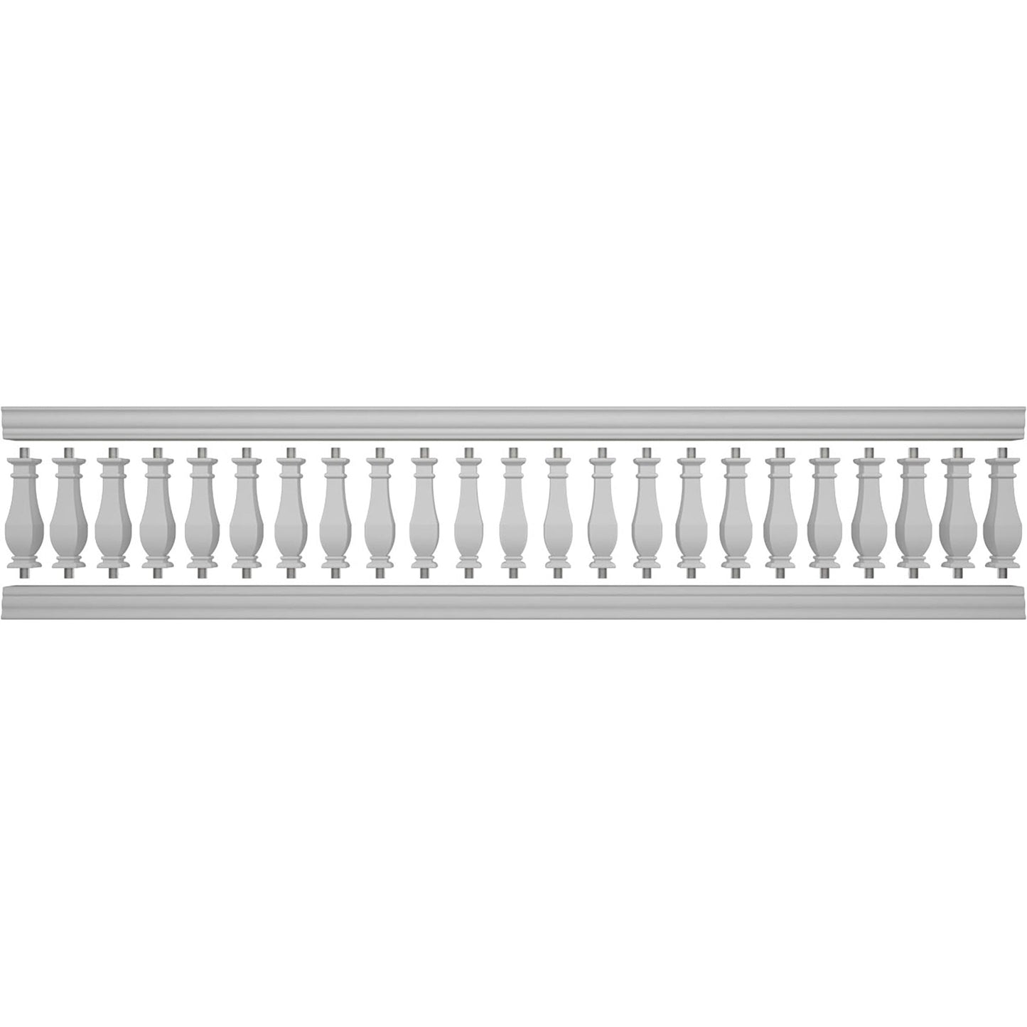 Ekena Millwork FiberThane Arcadian Fiberglass Deck Rail Kit