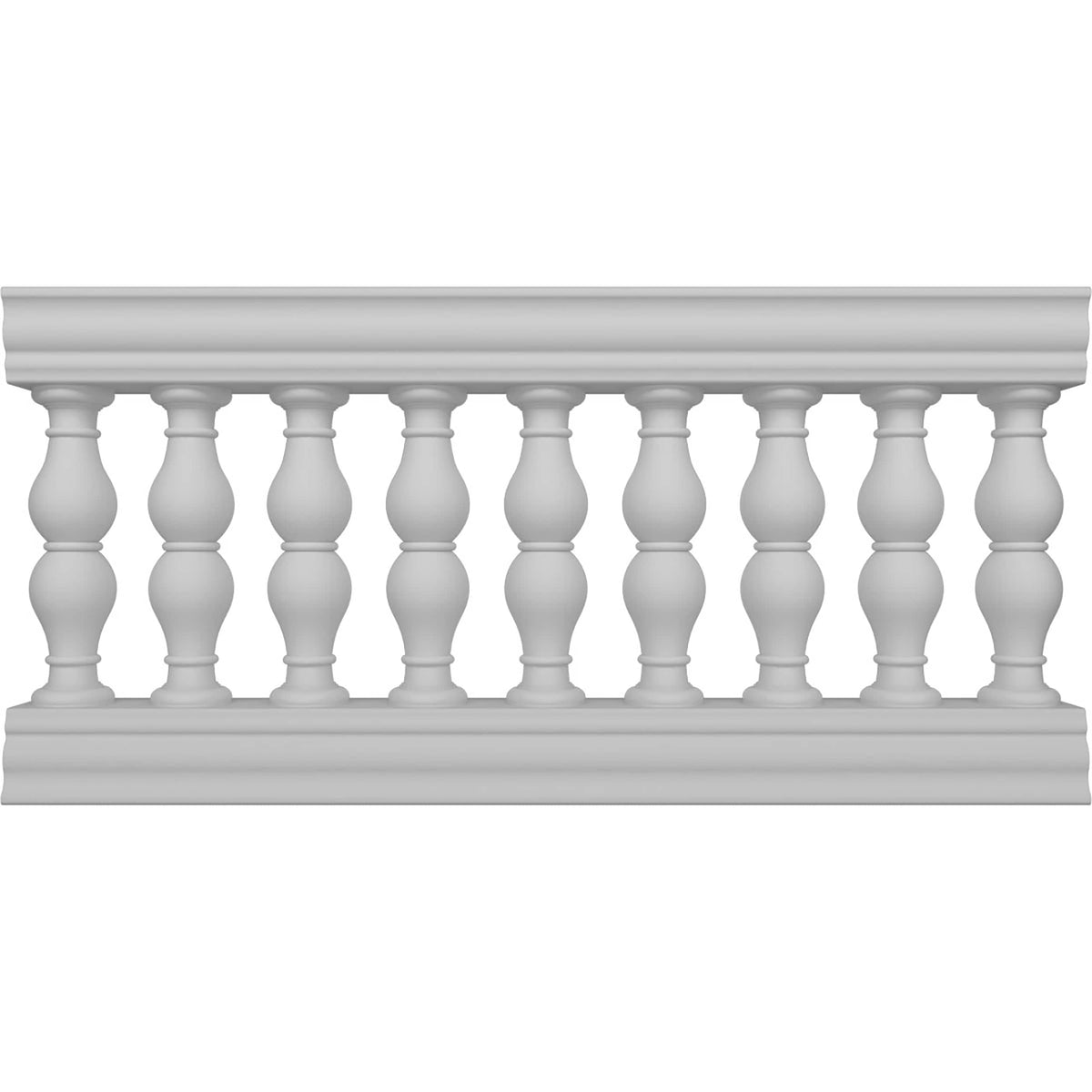 Ekena Millwork FiberThane Avalon Fiberglass Deck Rail Kit