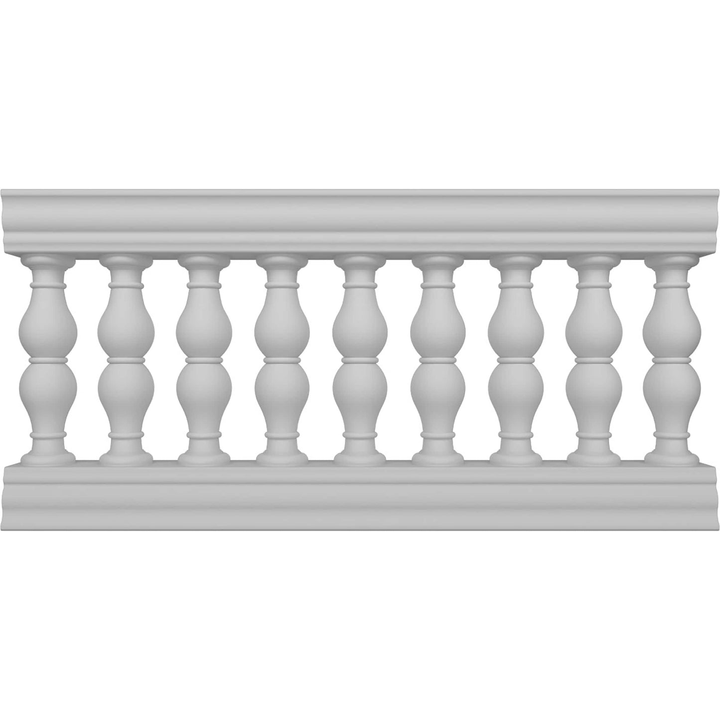 Ekena Millwork FiberThane Avalon Fiberglass Deck Rail Kit
