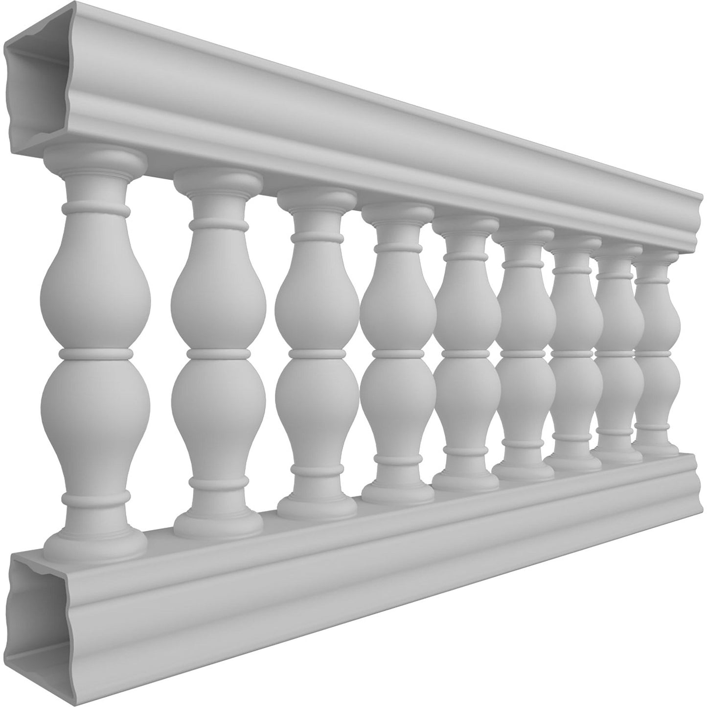 Ekena Millwork FiberThane Avalon Fiberglass Deck Rail Kit
