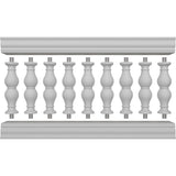 Ekena Millwork FiberThane Avalon Fiberglass Deck Rail Kit