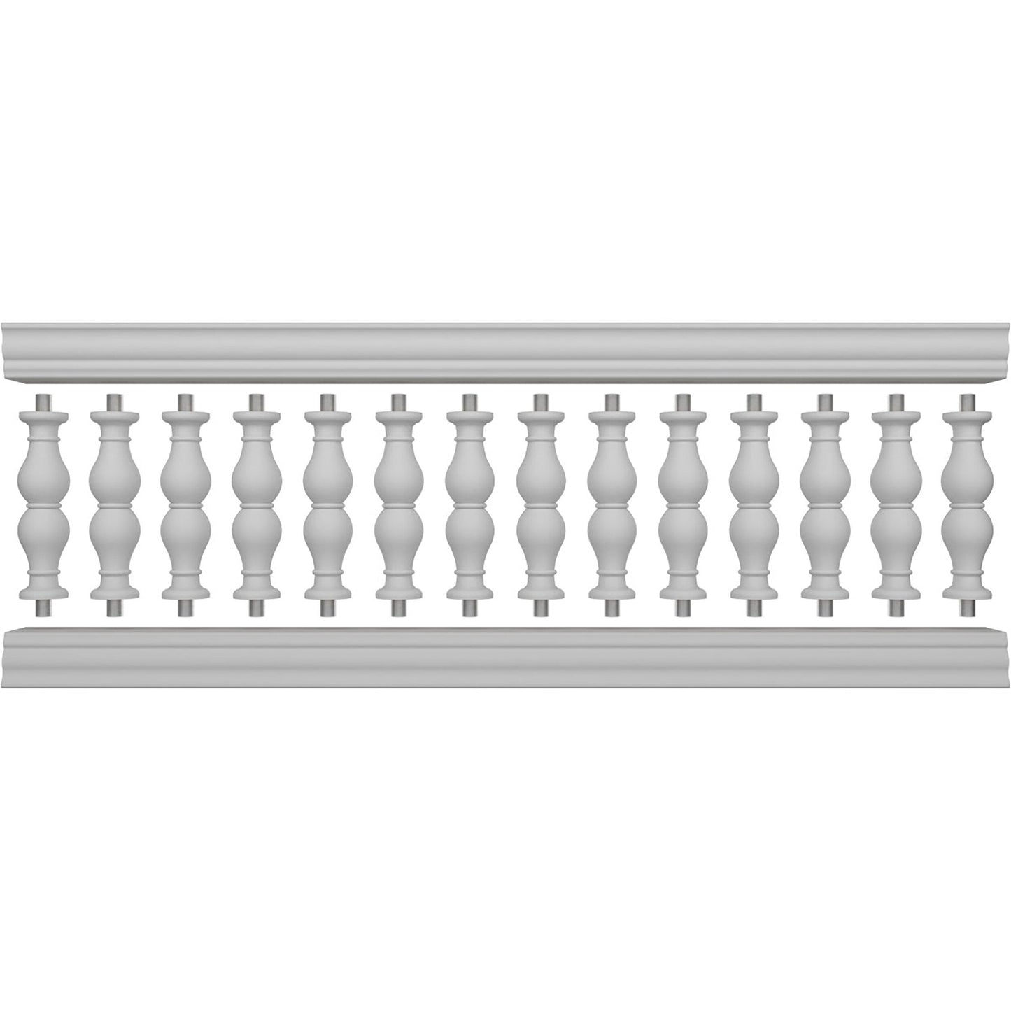 Ekena Millwork FiberThane Avalon Fiberglass Deck Rail Kit