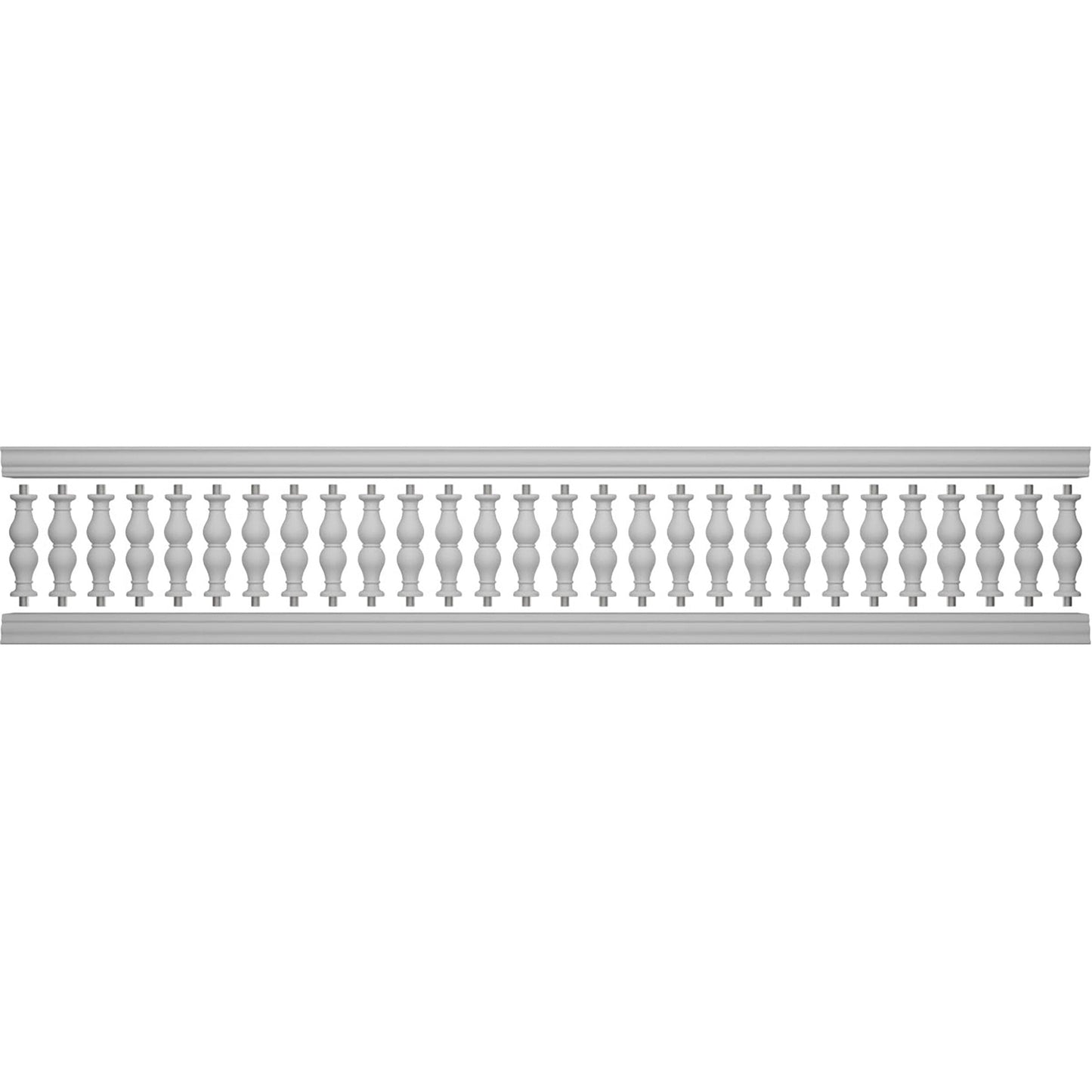 Ekena Millwork FiberThane Avalon Fiberglass Deck Rail Kit
