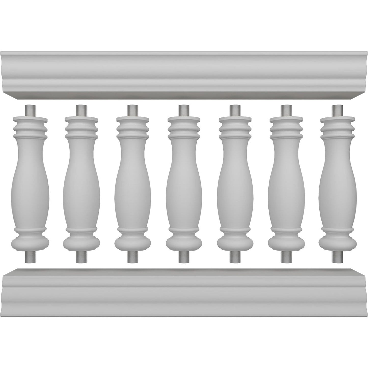 Ekena Millwork FiberThane Embassy Fiberglass Deck Rail Kit