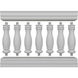 Ekena Millwork FiberThane Embassy Fiberglass Deck Rail Kit