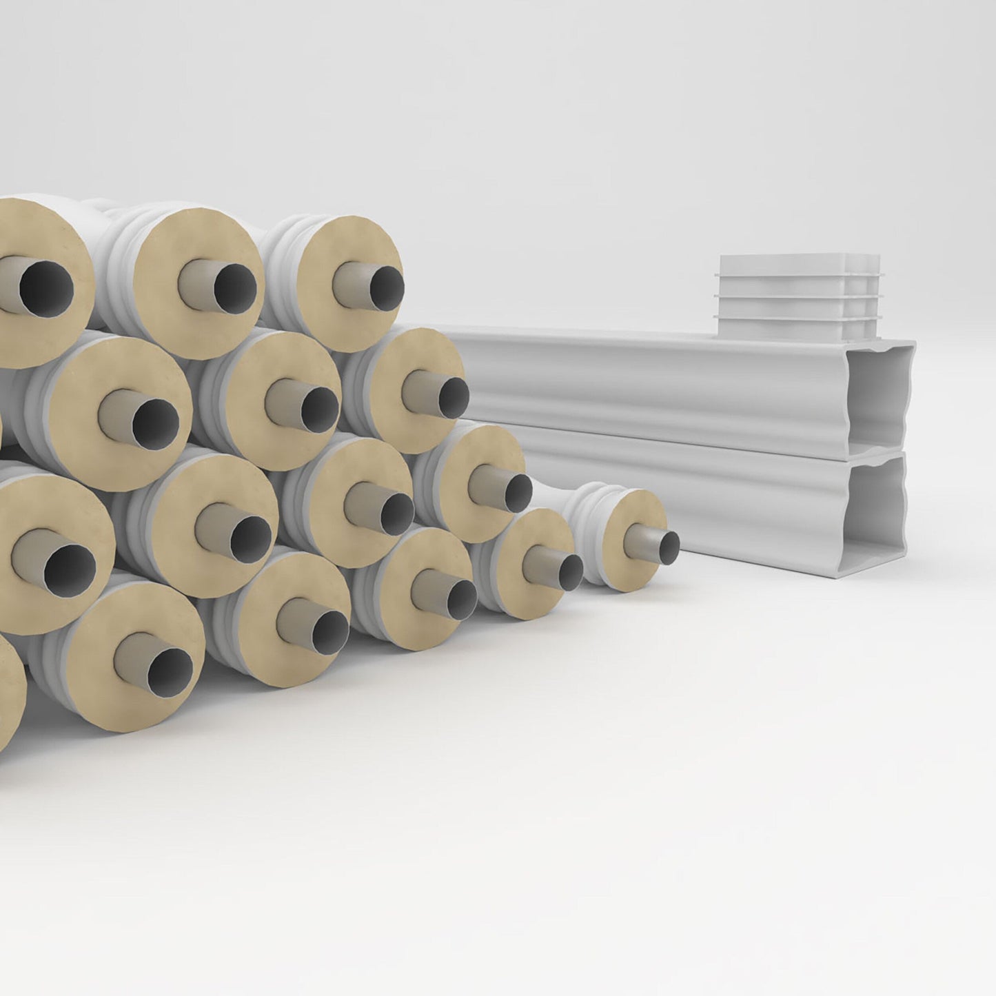 Ekena Millwork FiberThane Embassy Fiberglass Deck Rail Kit