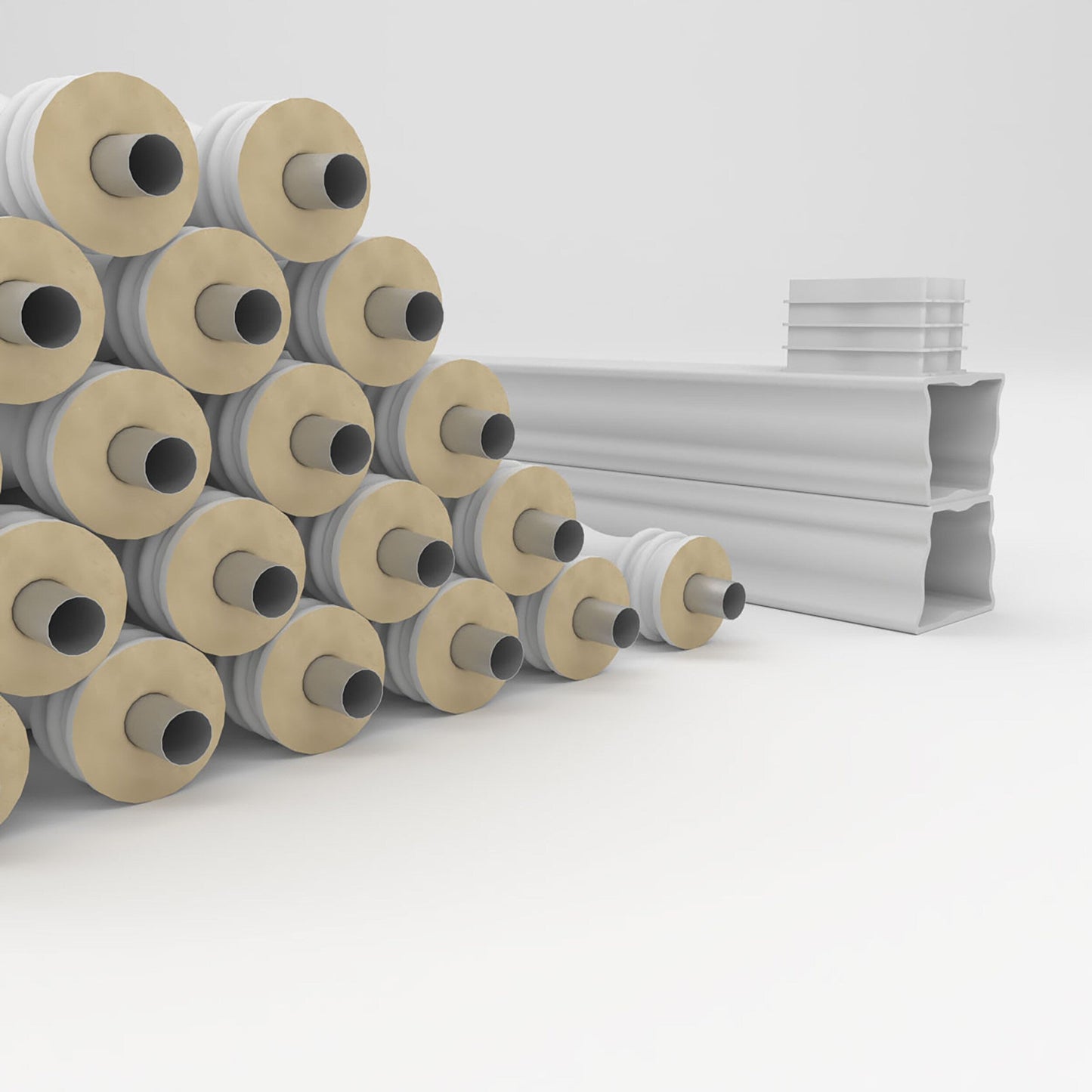 Ekena Millwork FiberThane Embassy Fiberglass Deck Rail Kit